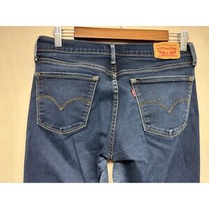 Levi's 710 super Skinny Jeans Womens Blue Denim Classic Everyday 5-Pocket 29x30